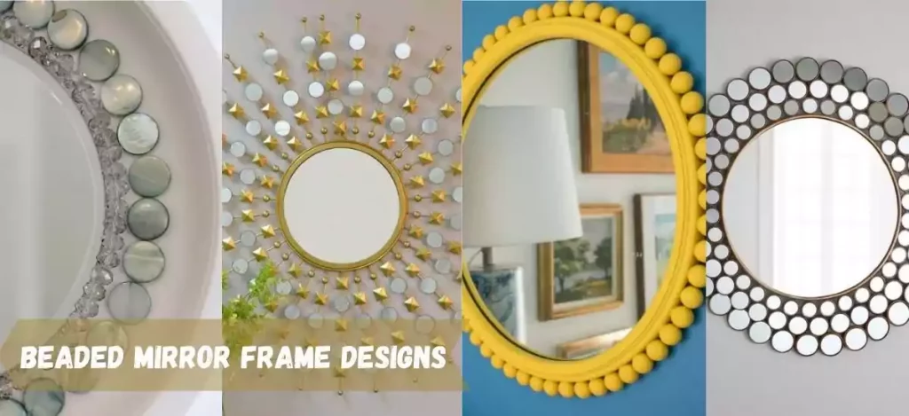 how to decorate mirror frame at home